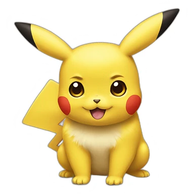 pikachu qui porte un chat sticker