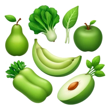 Green food sticker
