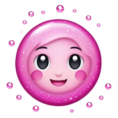 pink sparkles sticker