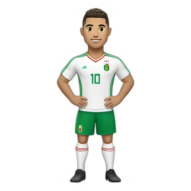 Ronaldo avec le maillot de l’Algérie  sticker