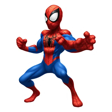 Mad spiderman sticker