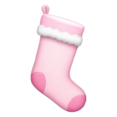 Light pink stocking sticker