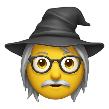 programmer wizard emoji sticker