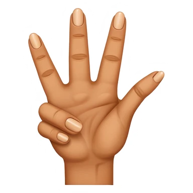 two fingers sticker