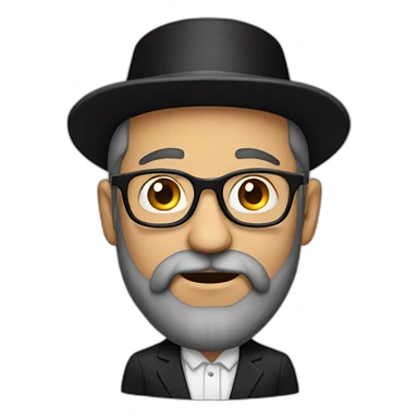 a rabbi with a coke sticker