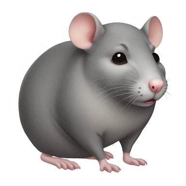 Obese rat sticker