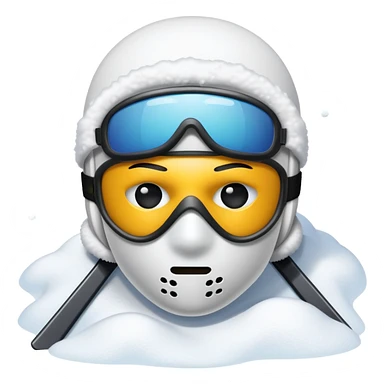 Ski bury toiket sticker