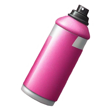 Pink spray paint with glitter  sticker