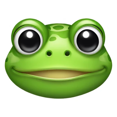 Frog winking sticker