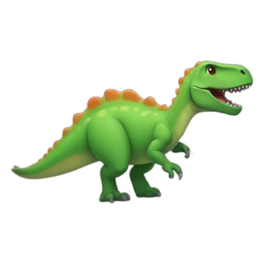 dinosaur who paints sticker