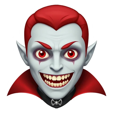 red men Vampire sticker