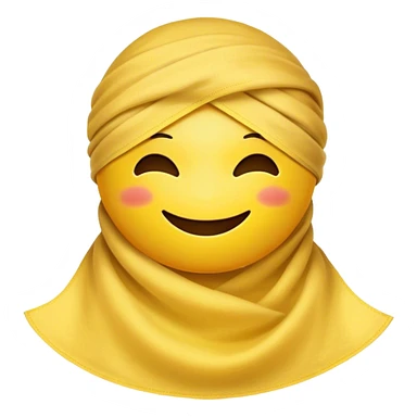 Emoji with no eyes, with its eyes covered with a cloth sticker