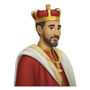king of morocco sticker