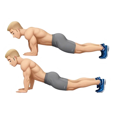 side-view man weighted glute-bridges sticker