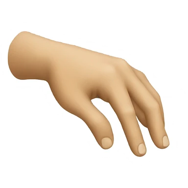 writing hand  sticker