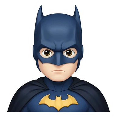 Batman not black sticker