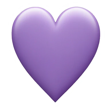 pastelpurple heart sticker