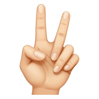 hand with index finger pointing sticker