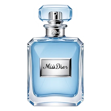 baby blue miss dior sticker