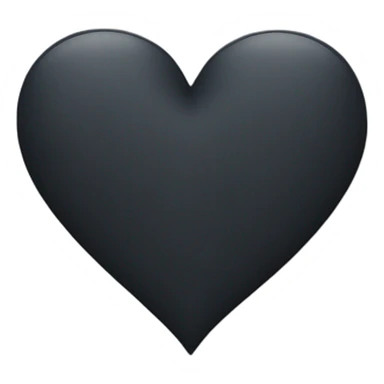 dark mode heart and bigger  sticker