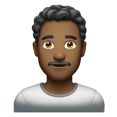 man with large chest sticker