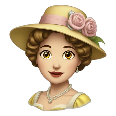 Belle-époque-girl sticker
