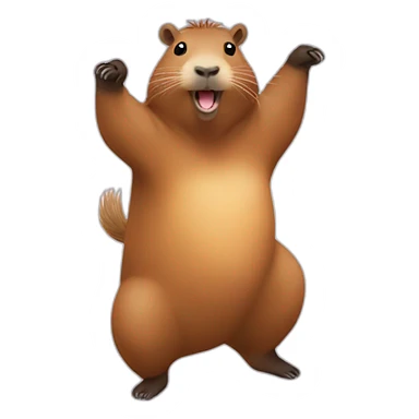 capybara dancing sticker