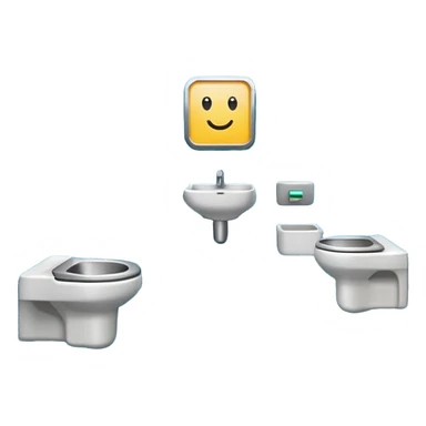 public restroom sticker