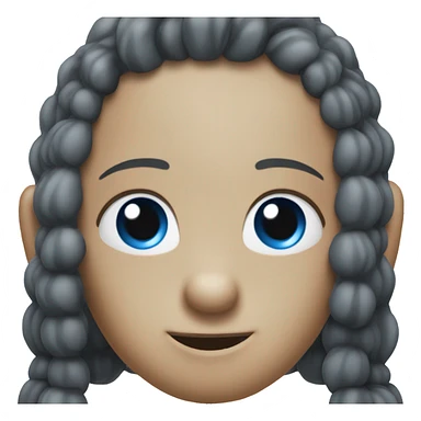 cheval pie bai avec yeux bleu  sticker