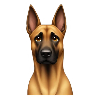 Malinois not happy sticker