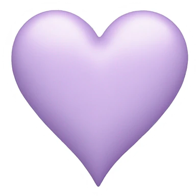 pastel lilac heart sticker