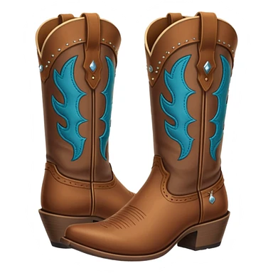 cowboy boots emoji sticker