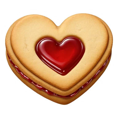 heart jam cookie sticker
