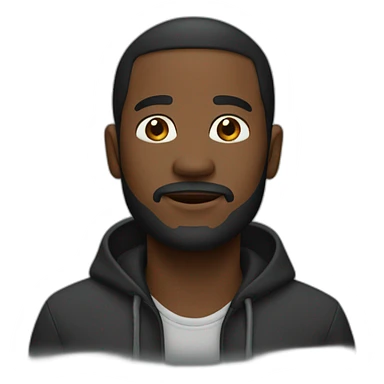 Homme noir trisomique sticker