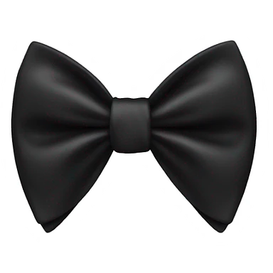 black bow tie sticker