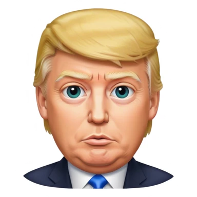 Donald  Trump hyper realistic sticker