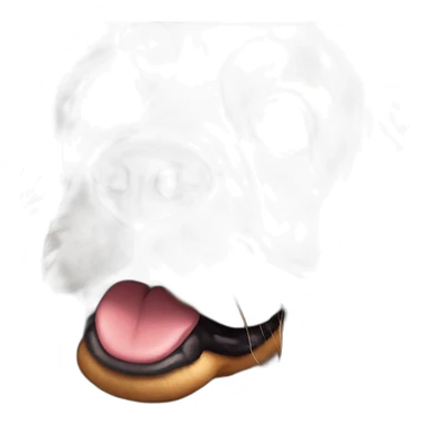 Cocker spaniel gold smile sticker