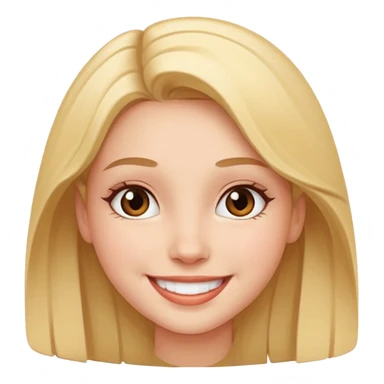 Beautiful girl smile  sticker