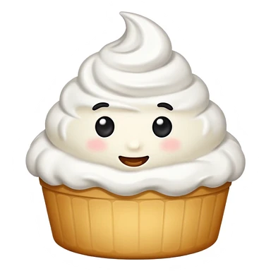 whipped cream sticker