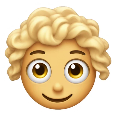 Blushing emoji with swirl eyes  sticker