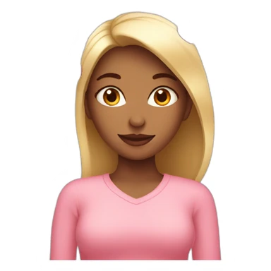 Women with hearts  sticker