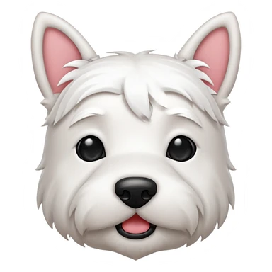 Westie Emoji sticker