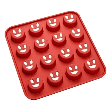 Silicone cake mold sticker