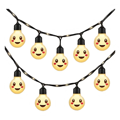 decorative lights sticker