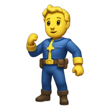 vault boy fallouy 76 sticker
