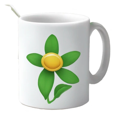 Flower mug  sticker