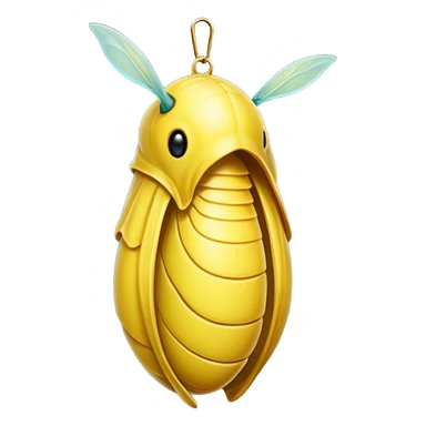  yellow chrysalis sticker