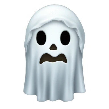 Christmas ghost sticker