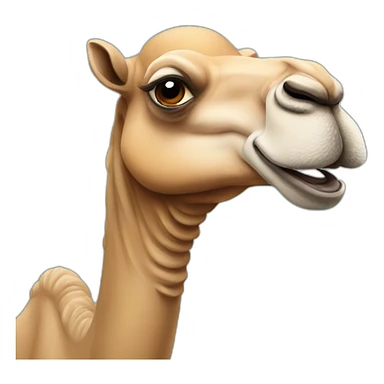Funny camel sticker