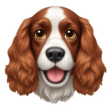 red english spaniel smiling sticker
